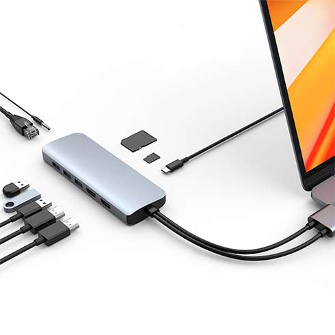 Hyper USB-C Hub HyperDrive Viper 10-in-2 - Space Gray