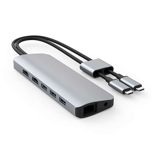 Hyper USB-C Hub HyperDrive Viper 10-in-2 - Silver