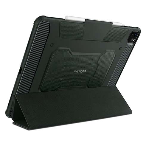 Spigen puzdro Rugged Armor Pro Case pre iPad Pro 11" 2018-2022 – Military Green
