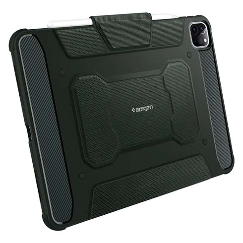 Spigen puzdro Rugged Armor Pro Case pre iPad Pro 11" 2018-2022 – Military Green