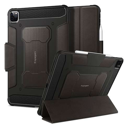 Spigen pouzdro Rugged Armor Pro Case pro iPad Pro 11" 2021-2018 – Gunmetal