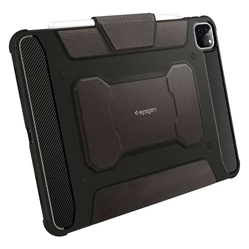 Spigen pouzdro Rugged Armor Pro Case pro iPad Pro 11" 2021-2018 – Gunmetal