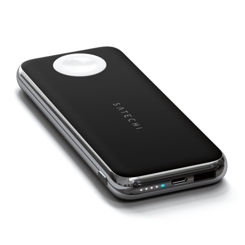 Satechi Quatro Wireless Power Bank 10.000 mAh - Space Grey