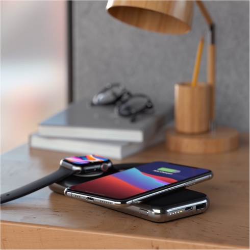 Satechi Quatro Wireless Power Bank 10.000 mAh - Space Grey
