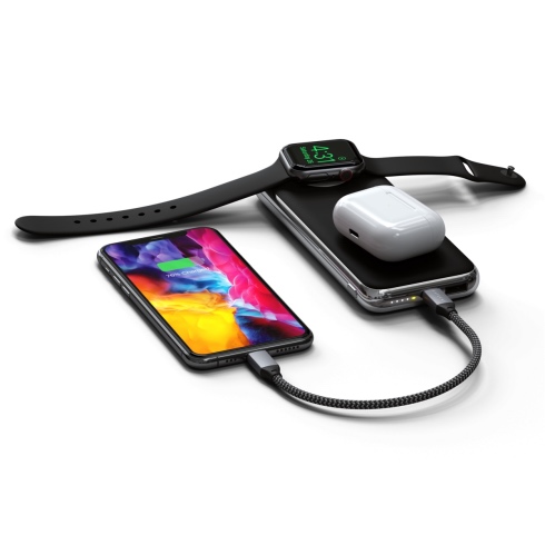 Satechi Quatro Wireless Power Bank 10.000 mAh - Space Grey