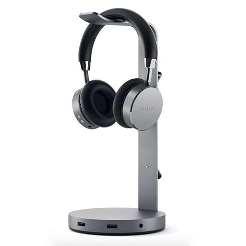 Satechi stojan na slúchadlá USB Headphone Stand - Space Grey Aluminium