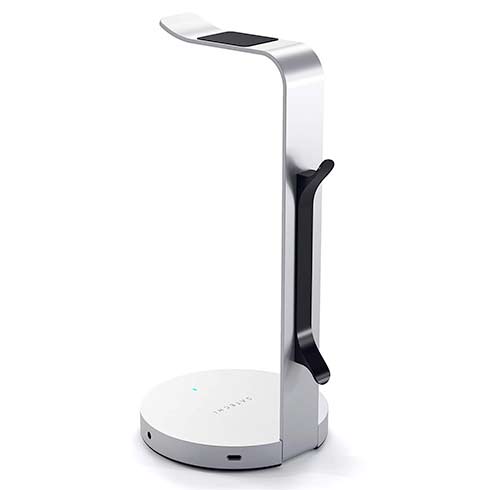 Satechi stojan na slúchadlá USB Headphone Stand - Silver Aluminium