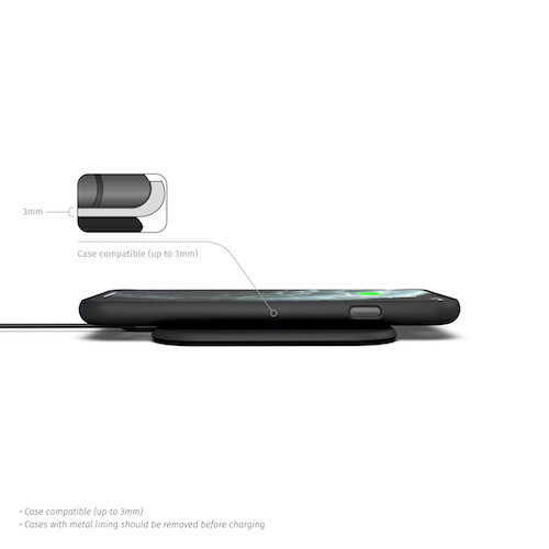 Zens Single Wireless Charger 10W-Black