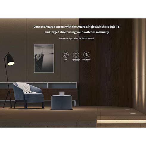 Aqara Smart Home Spínací modul T1 s Připojením neutrálního vodiče