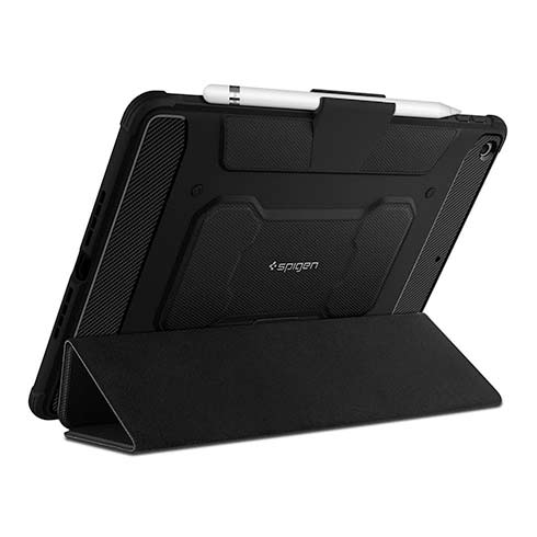 Spigen puzdro Rugged Armor Pro Case pre iPad 10.2" 2019/2020/2021 – Black