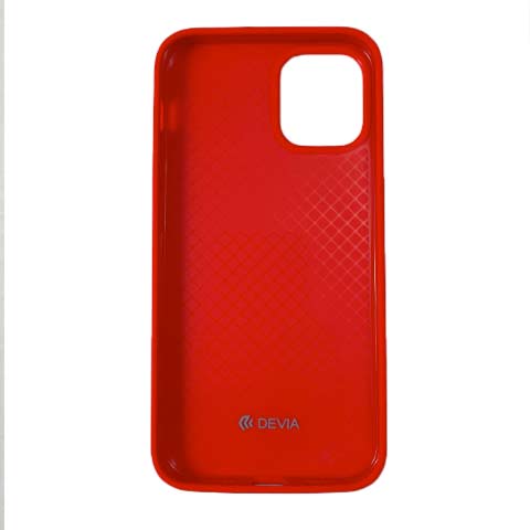 Devia kryt Nature Series Silicone Case pre iPhone 12 mini - Red