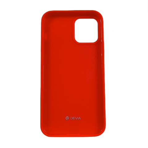 Devia kryt Nature Series Silicone Case pre iPhone 12/12 Pro - Red