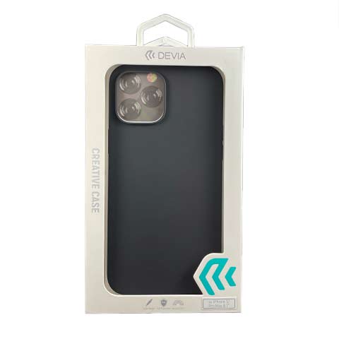 Devia kryt Nature Series Silicone Case pre iPhone 12 Pro Max - Black