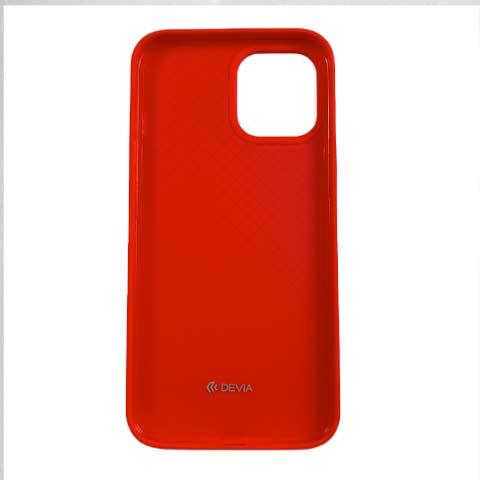 Devia kryt Nature Series Silicone Case pre iPhone 12 Pro Max - Red