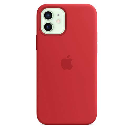 Apple iPhone 12 | 12 Pro Silicone Case with MagSafe - (PRODUCT)RED