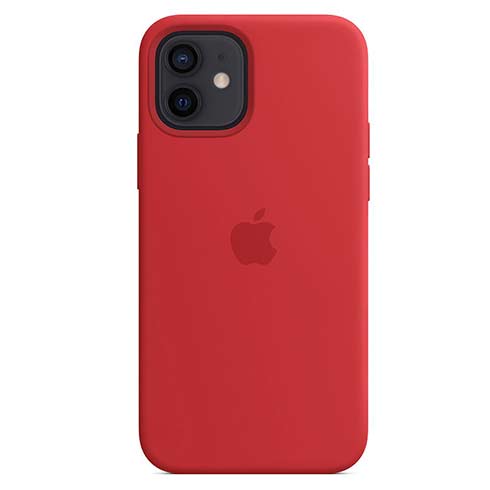 Apple iPhone 12 | 12 Pro Silicone Case with MagSafe - (PRODUCT)RED