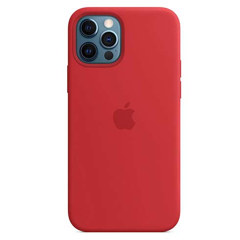 Apple iPhone 12 | 12 Pro Silicone Case with MagSafe - (PRODUCT)RED
