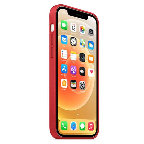 Apple iPhone 12 | 12 Pro Silicone Case with MagSafe - (PRODUCT)RED