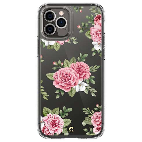 Spigen kryt Cecile pre iPhone 12/12 Pro - Pink Floral