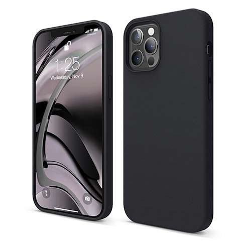 Elago kryt Silicone Case pre iPhone 12/12 Pro - Black