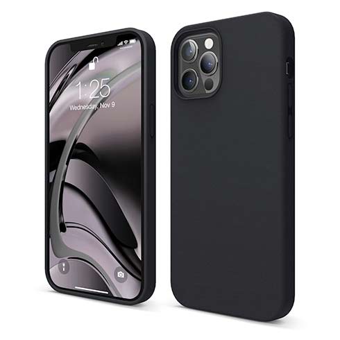 Elago kryt Silicone Case pre iPhone 12/12 Pro - Black