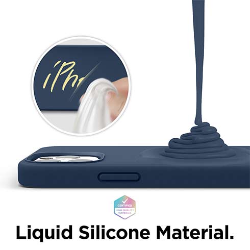 Elago kryt Silicone Case pre iPhone 12/12 Pro - Jean Indigo