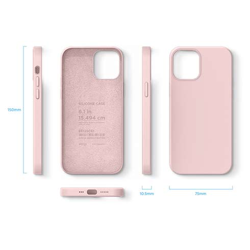 Elago kryt Silicone Case pre iPhone 12/12 Pro - Lovely Pink
