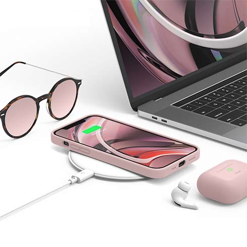 Elago kryt Silicone Case pre iPhone 12/12 Pro - Lovely Pink