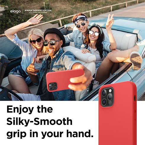 Elago kryt Silicone Case pro iPhone 12/12 Pro - Red