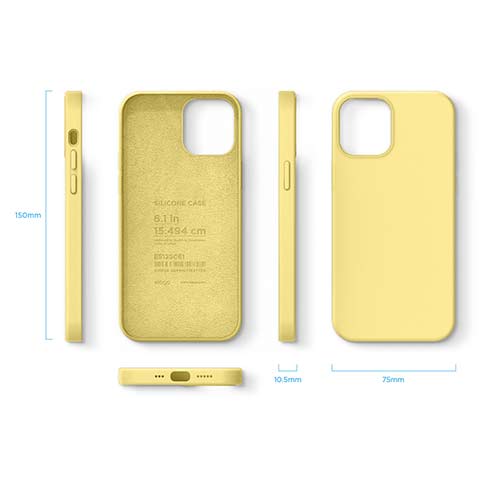 Elago kryt Silicone Case pre iPhone 12/12 Pro - Yellow