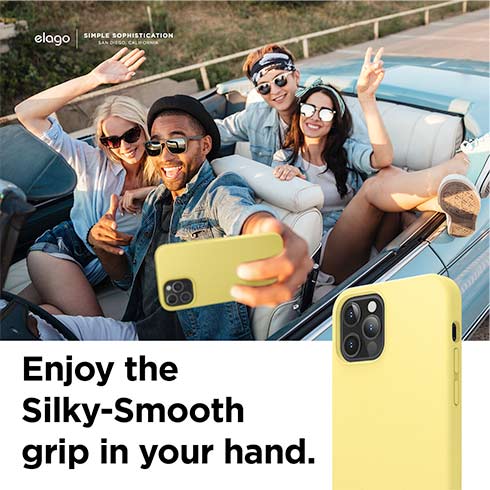 Elago kryt Silicone Case pre iPhone 12/12 Pro - Yellow