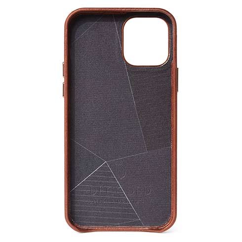 Decoded kryt Leather Backcover pre iPhone 12 mini - Brown