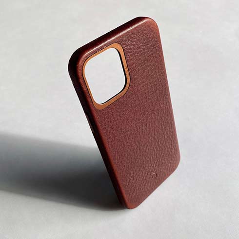 Decoded kryt Leather Backcover pre iPhone 12 mini - Brown