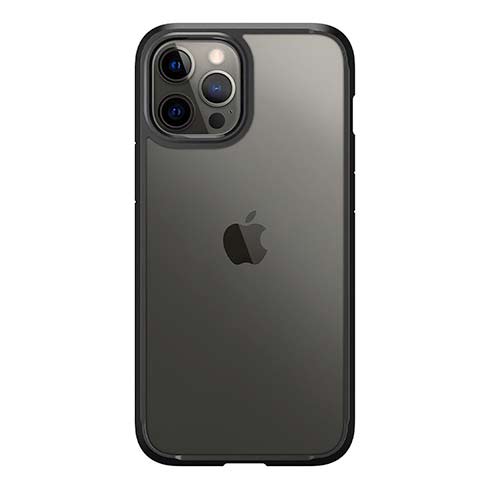 Spigen kryt Ultra Hybrid pre iPhone 12 Pro Max - Matte Black