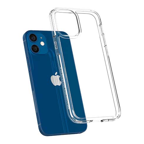 Spigen kryt Ultra Hybrid pre iPhone 12 mini - Crystal Clear