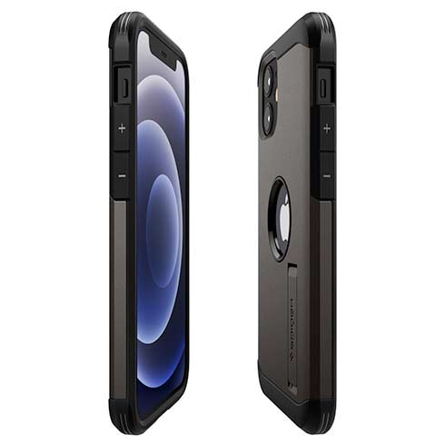 Spigen kryt Tough Armor pre iPhone 12 mini - Gunmetal