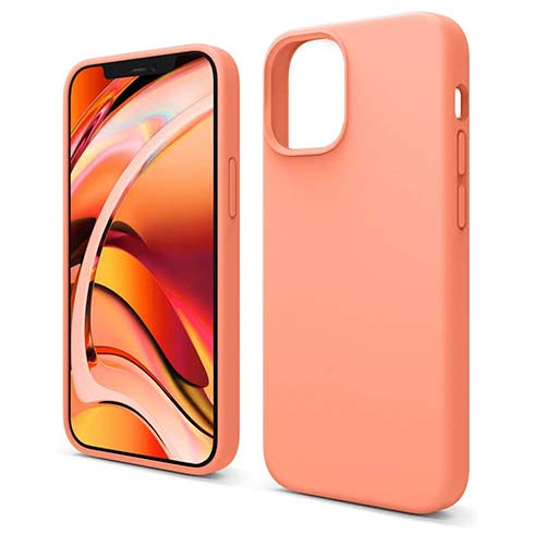 Elago kryt Silicone Case pre iPhone 12 mini - Nectarine