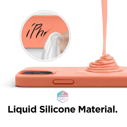 Elago kryt Silicone Case pre iPhone 12 mini - Nectarine