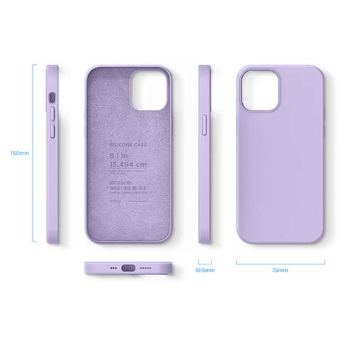 Elago kryt Silicone Case pre iPhone 12 Pro Max - Lavender