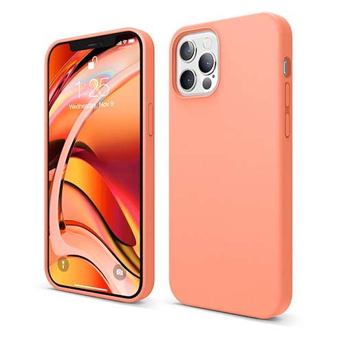 Elago kryt Silicone Case pre iPhone 12 Pro Max - Nectarine