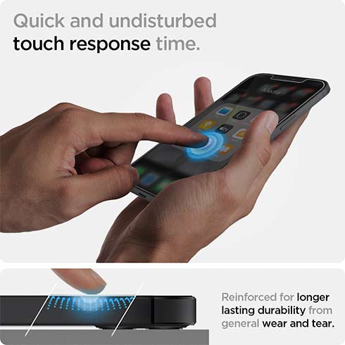 Spigen ochranné sklo GLAS.tR Slim HD pre iPhone 12 mini - Clear