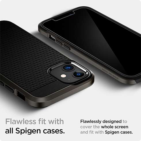 Spigen ochranné sklo GLAS.tR Slim HD pre iPhone 12 mini - Clear