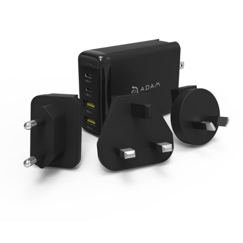 Adam Elements Omnia Pro PD/QC 3 GaN Super Charging Kit 100W-Black