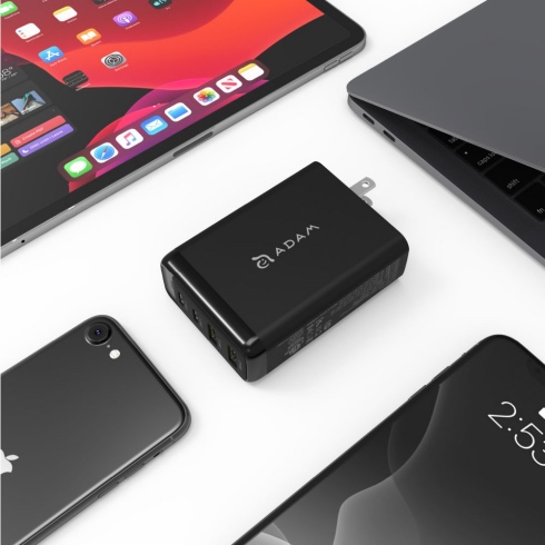 Adam Elements Omnia Pro PD/QC 3 GaN Super Charging Kit 100W-Black