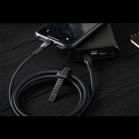 Nomad kábel Rugged USB-C to Lightning 1.5m - Black