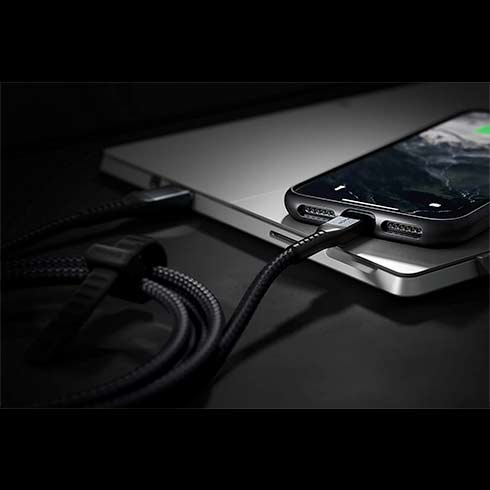 Nomad kábel Rugged Lightning to USB 1.5m - Black