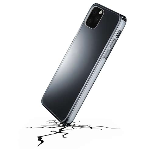 CellularLine Clear Duo zadný kryt s ochranným ramčekom pre iPhone 12 Pro Max, transparentná