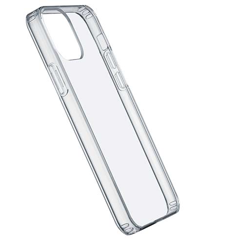 CellularLine Clear Duo zadný kryt s ochranným ramčekom pre iPhone 12 Pro Max, transparentná