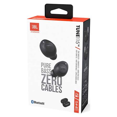 JBL Tune 115TWS Black slúchadlá