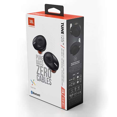 JBL Tune 125TWS Black slúchadlá
